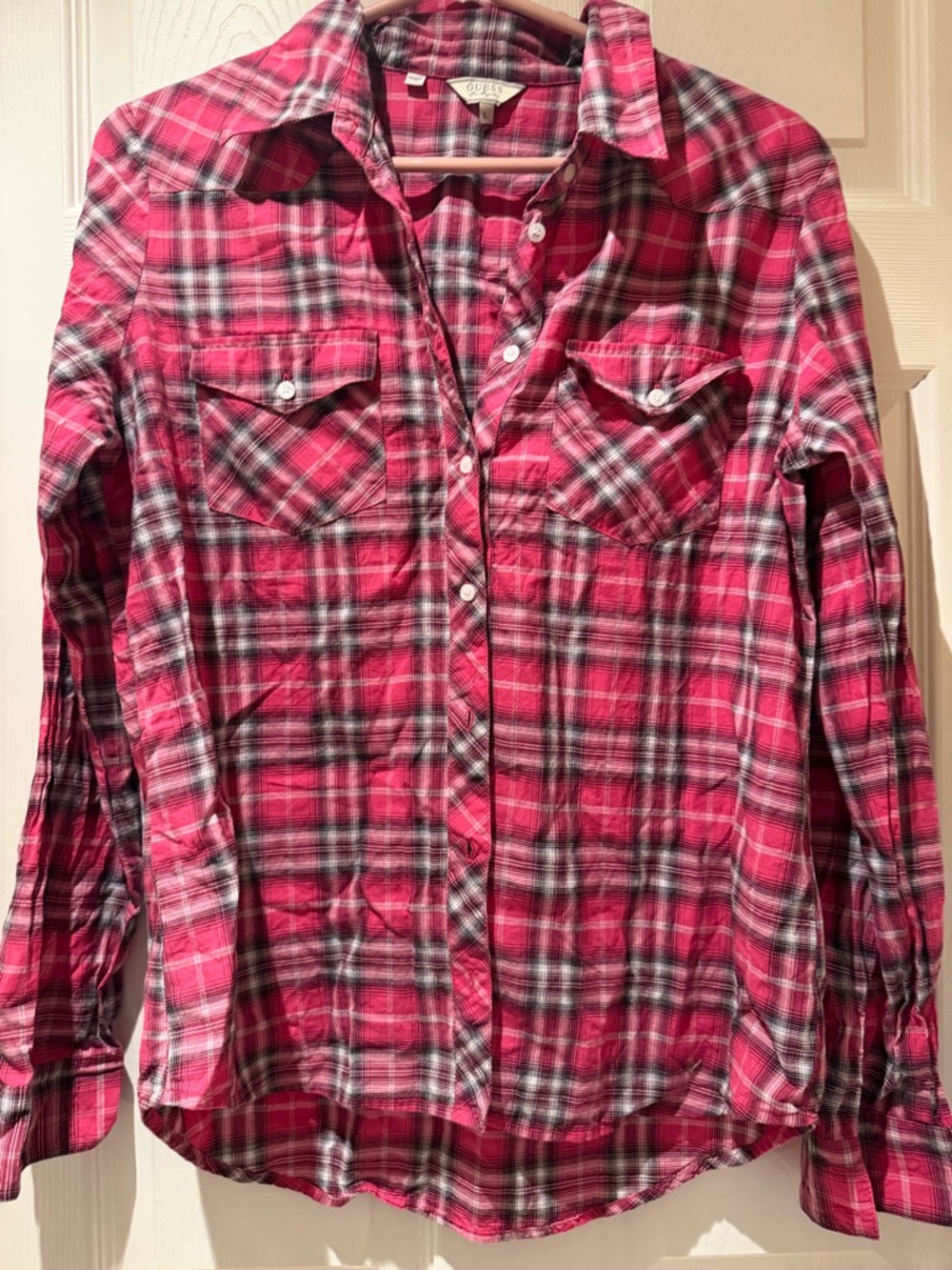 Guess plaid shirt